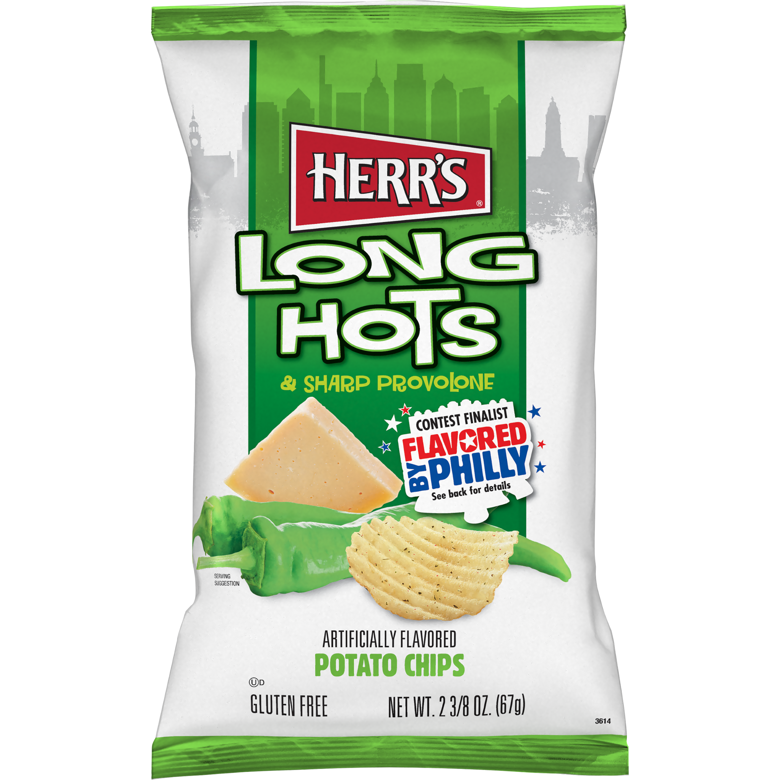 A bag of Long Hots & Sharp Provolone (Flavored by Philly winner)